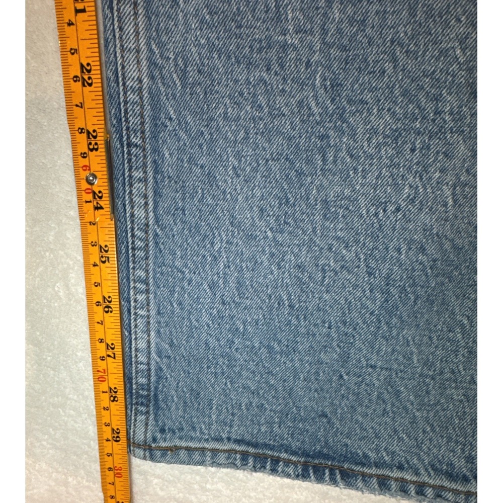Abercrombie and Fitch Womens Jeans The Straight Mid Rise 36 x 22R Light Wash NWT - Picture 8 of 9